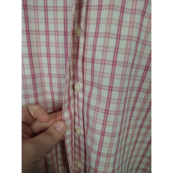 Barbour Summer Tattersall Woman 14 Pink Checked Long Sleeve Collared Button... - Picture 5 of 10